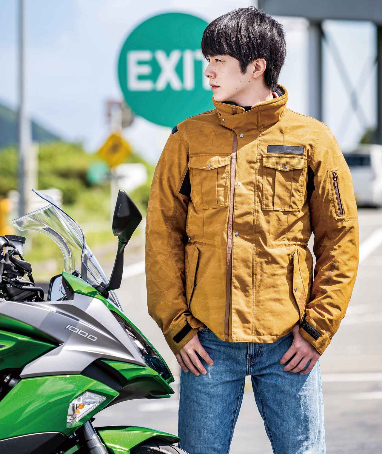 カワサキ×クシタニ「ウィンターフィンジャケット」【2022-2023秋冬