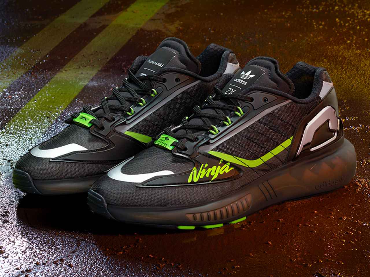 カワサキとアディダスオリジナルスのコラボ再び！ 新作スニーカー