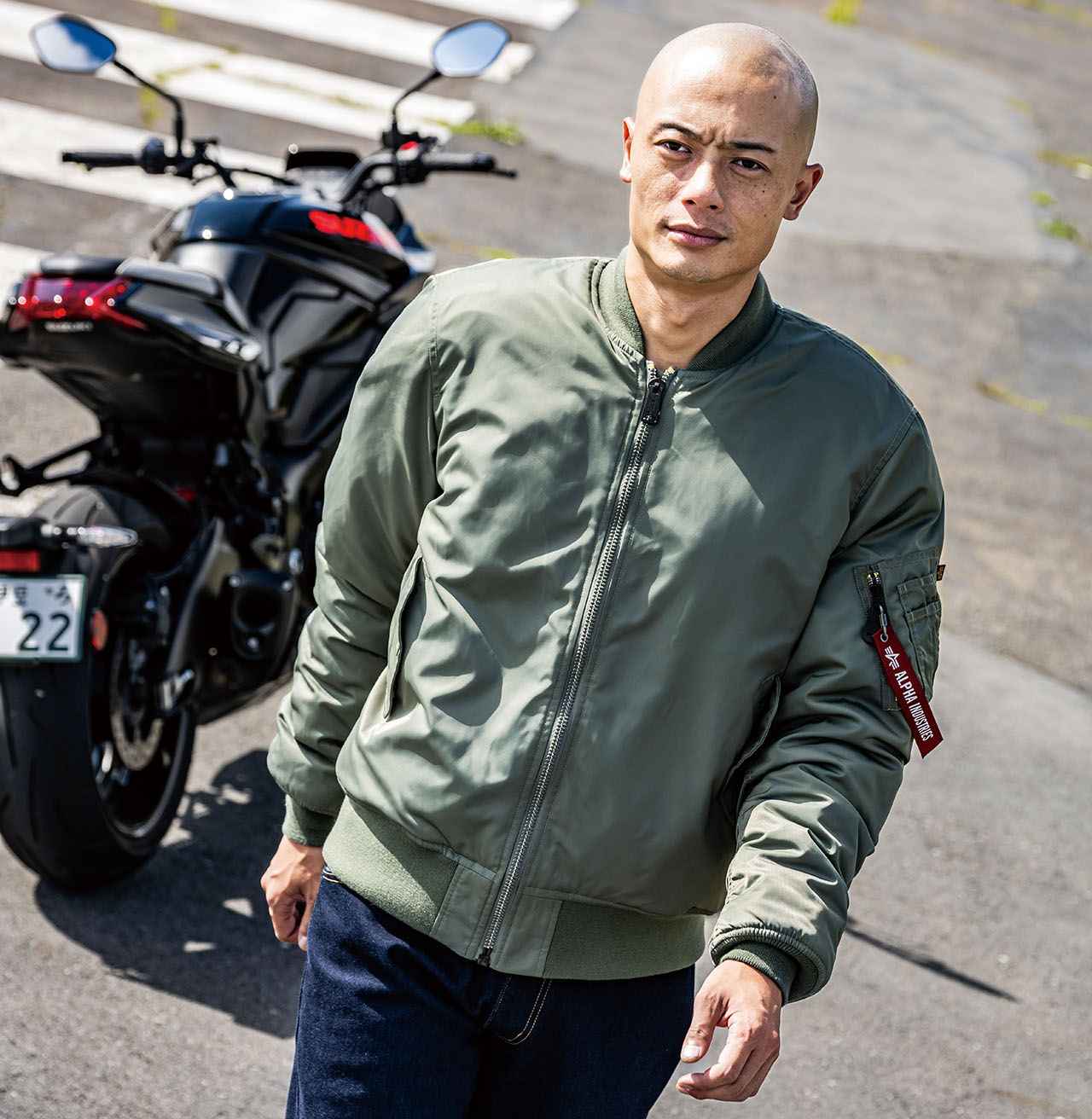 アルファ・インダストリーズ「MA-1 モーターサイクル」【2023-2024秋冬