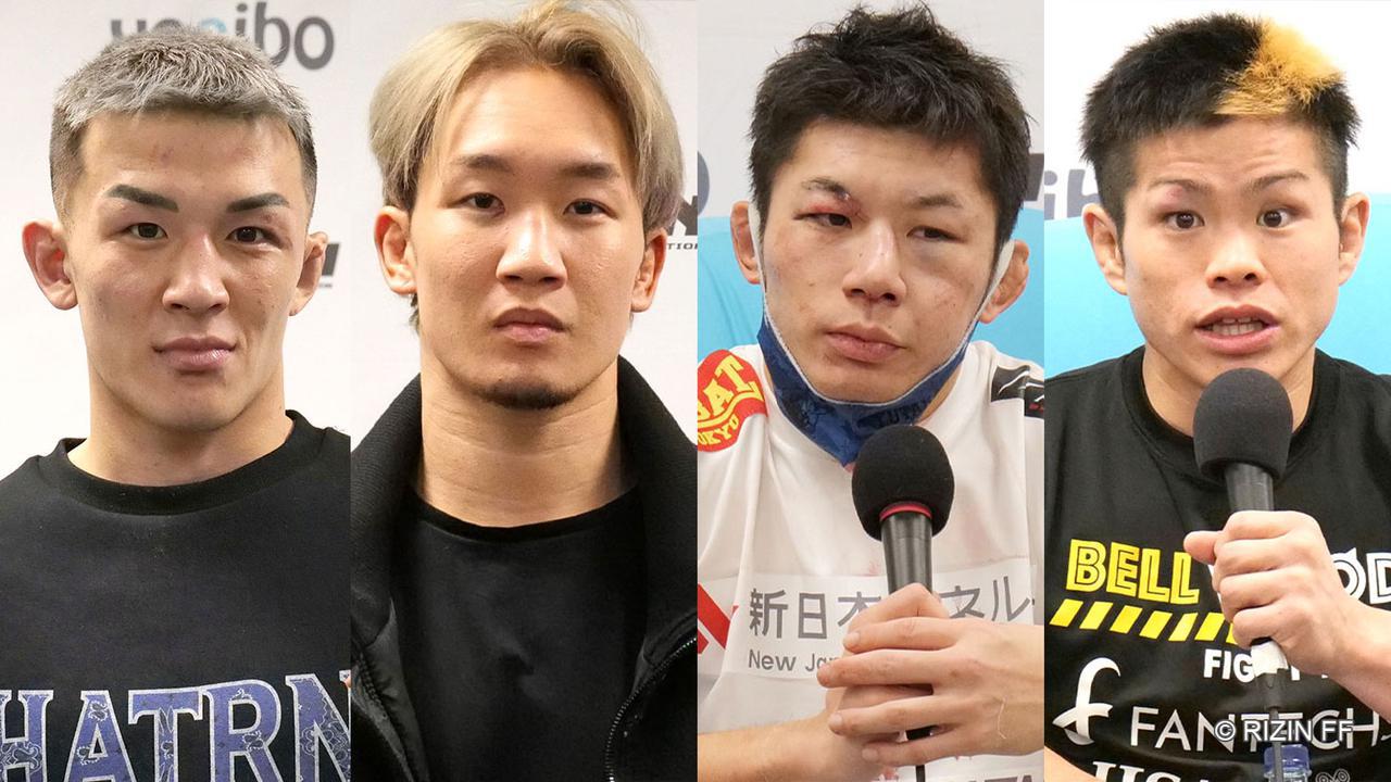 朝倉未来、斎藤、萩原、鈴木 Yogibo presents RIZIN.33 試合後