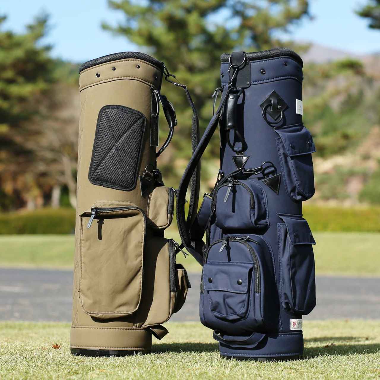 EVISU デニム キャディバッグ スタンド式 激レア！◇EVISU エヴィス