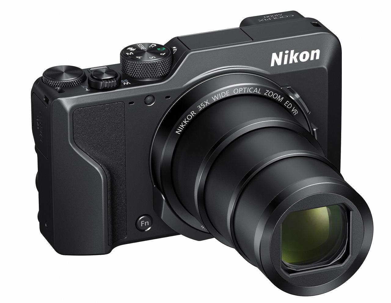 EVF搭載の光学35倍ズーム機「ニコンCOOLPIX A1000」と 光学60倍ズーム