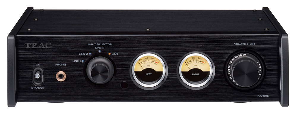 ティアックから、A4サイズのコンパクトなプリメインアンプ「AX-505」が