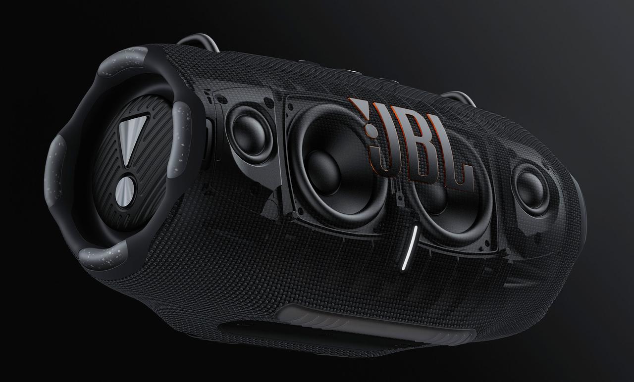 JBLのBluetoothスピーカー最上位モデル「XTREME 4」が登場。AI