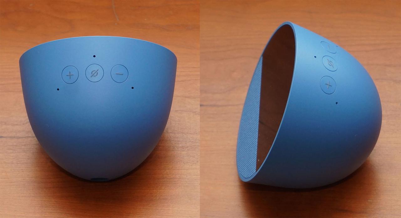 Echo Spot（2024年発売）」は、心地いい “声” が楽しめるスマート