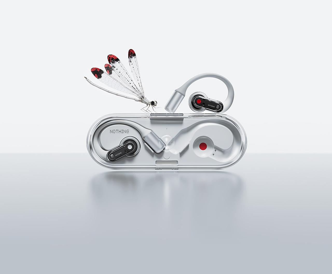 Nothingから、オープンタイプの完全ワイヤレスイヤホン「Ear(open)」が