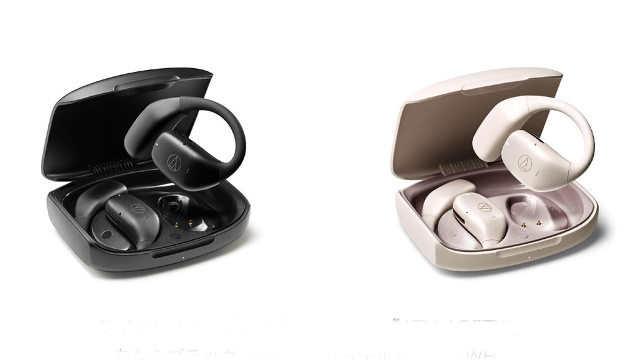 オーディオテクニカから、オープン型完全ワイヤレスイヤホンの新製品