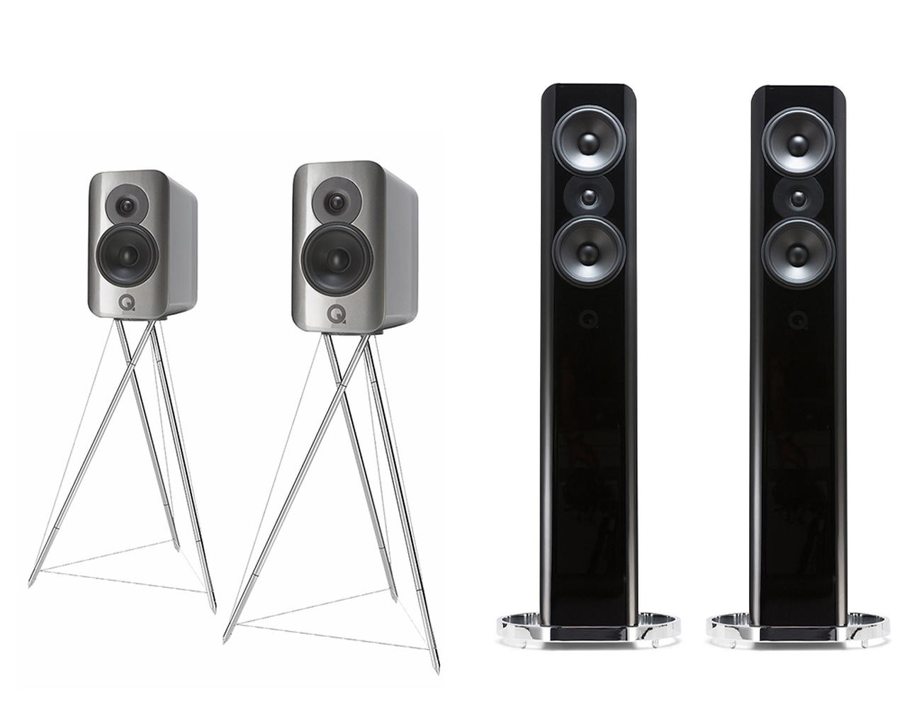 英国 Q Acousticスピーカーシステム Concept 500/300。独自構造で実現