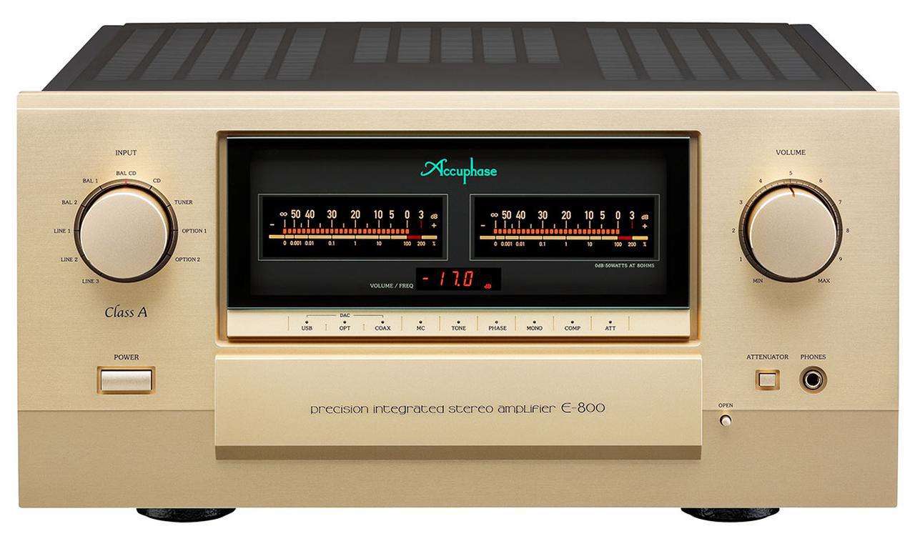 新たなフラッグシップA級プリメインアンプ Accuphase E800 - Stereo