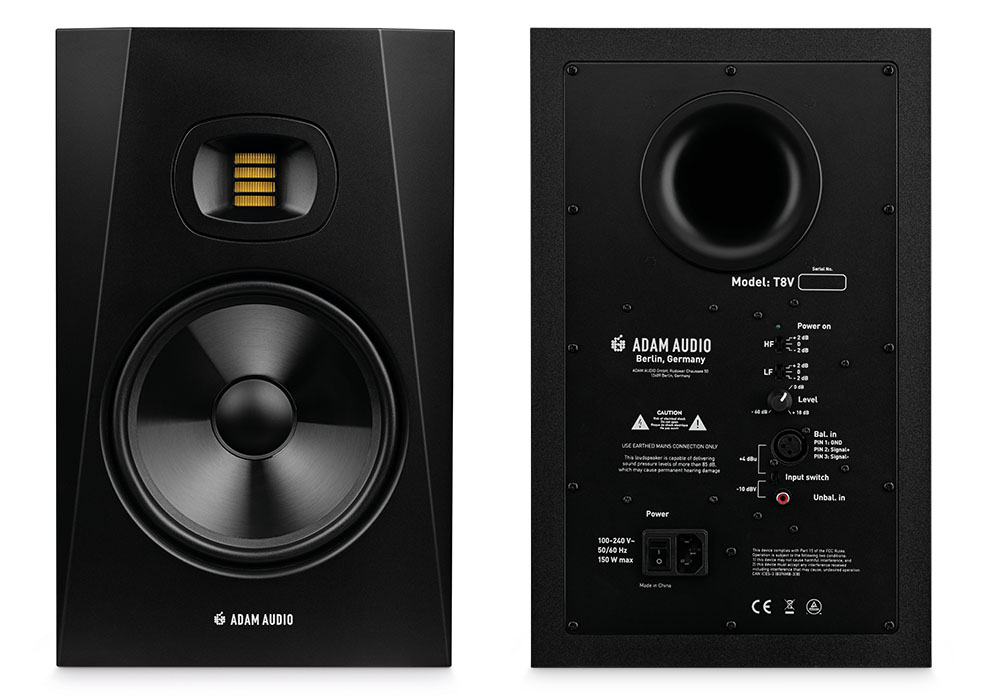 リボントゥイーターと8インチウーファーを搭載したドイツ、ADAM Audio