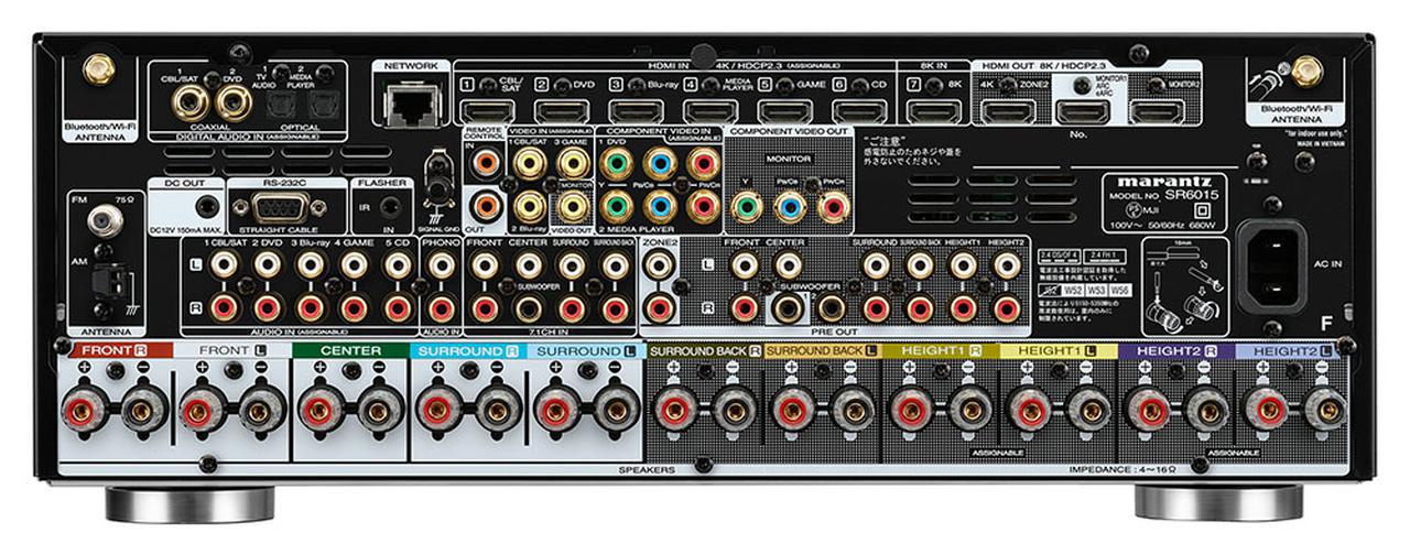 マランツの、8K対応一体型AVセンター第二弾「SR6015」がデビュー。9ch