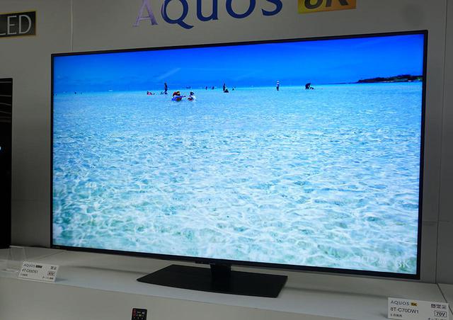 シャープAQUOS 8K「8T-C70DW1」「8T-C60DW1」でYouTubeの8Kネット配信