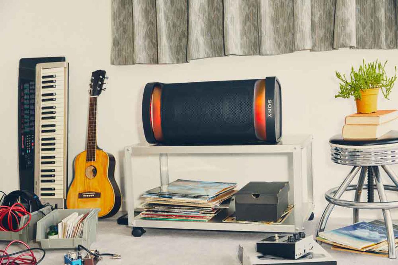 ソニー、より迫力ある重低音を楽しめる矩形ユニット搭載のBluetooth