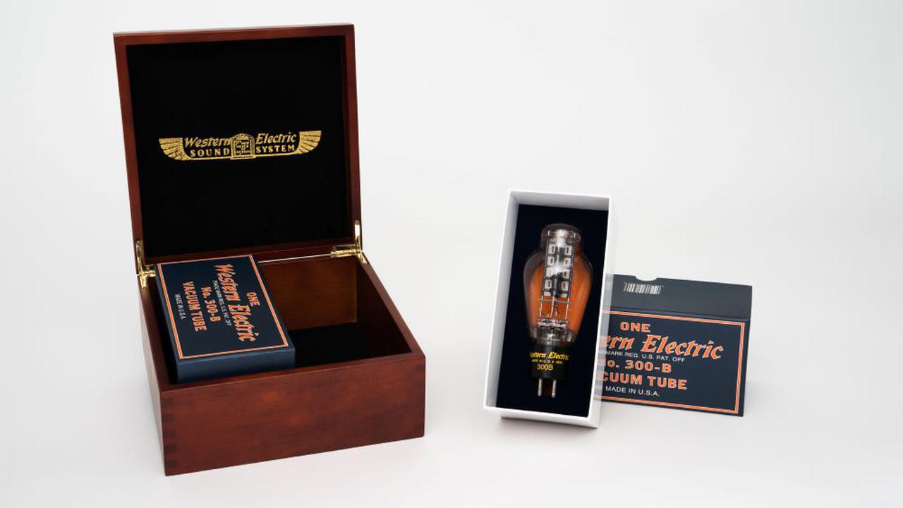 ウェスタン エレクトリックの真空管「300B」の復刻生産が始まり、11月1