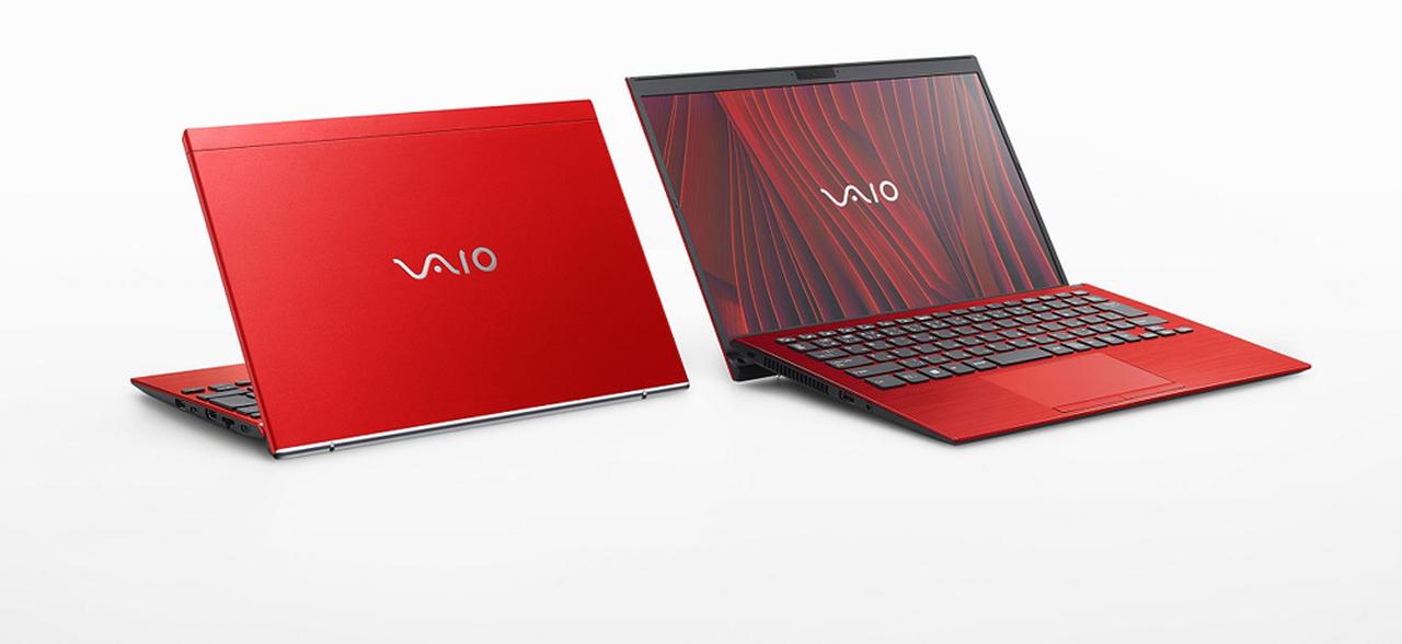 VAIO、個人向けモバイルノートに新色「ファインレッド」を追加