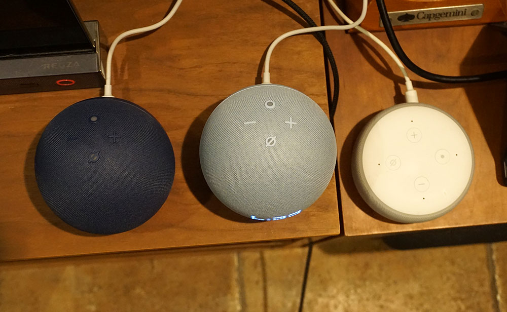 アマゾン「Echo Dot with clock」「Echo Dot」の第5世代機は、音質に
