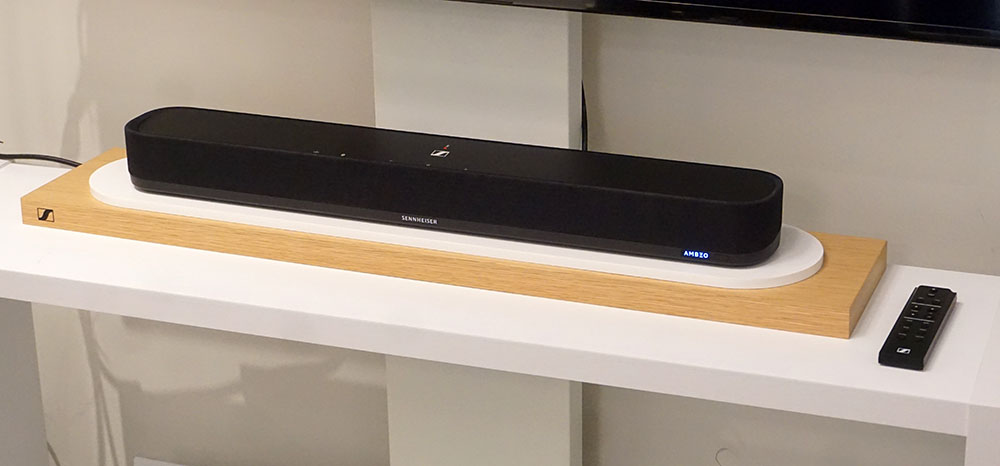 ゼンハイザーのサウンドバーに、「AMBEO Soundbar | Mini」が登場