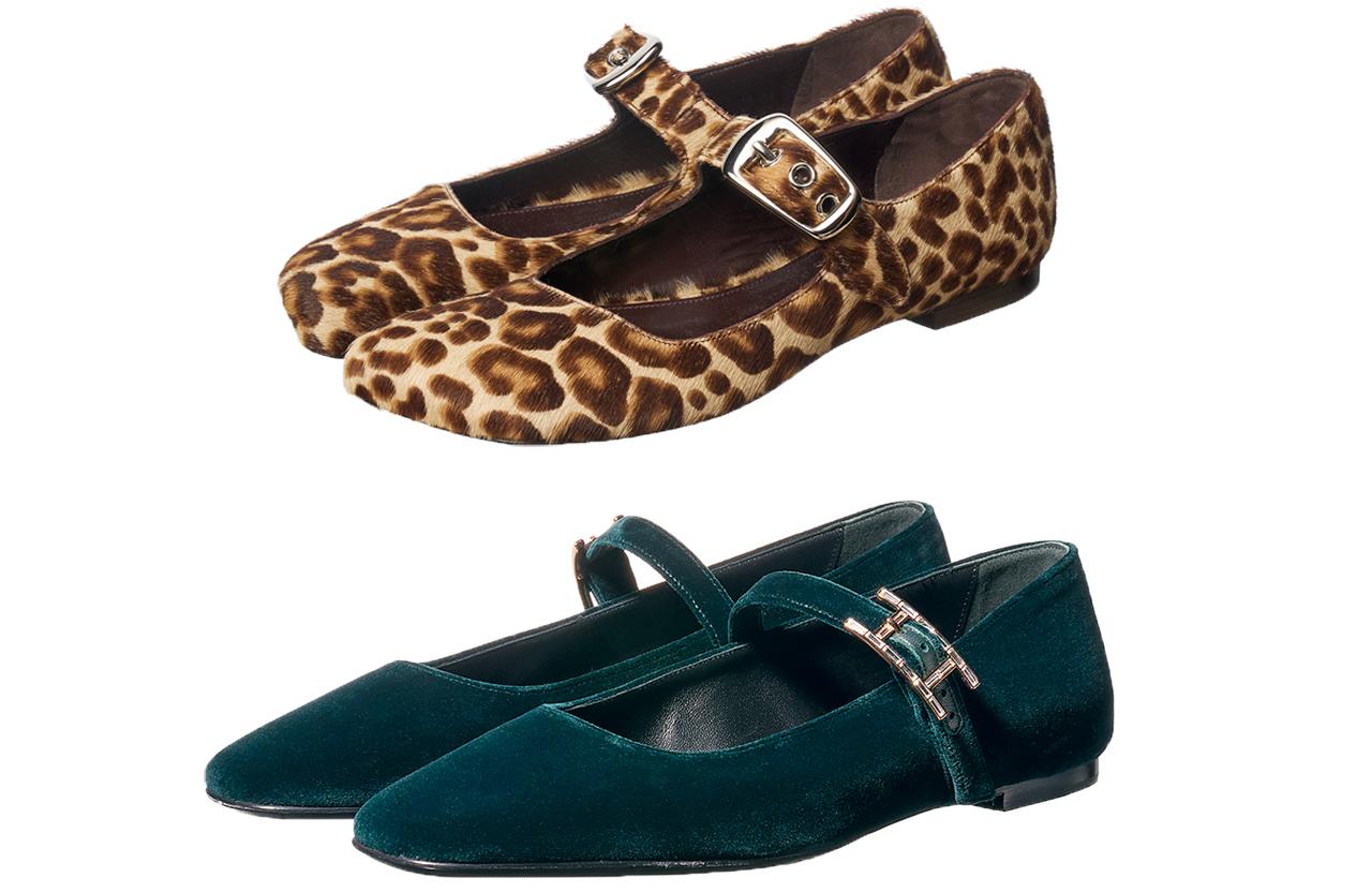 水玉、ヒョウ柄、グリーン、茶懐かしい、けど新しい。 靴は＂メリー