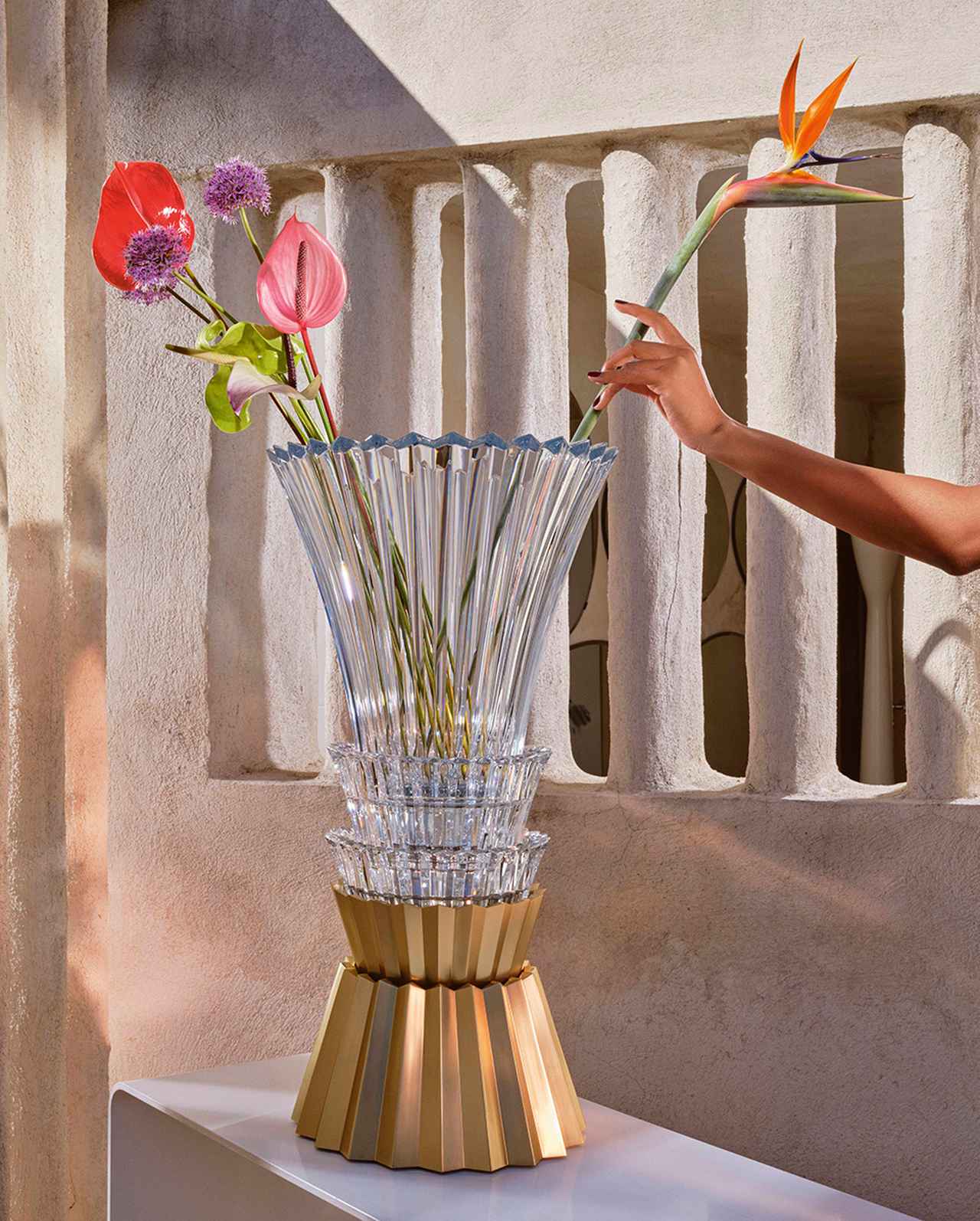 Baccarat バカラ⭐️フラワーベース 花瓶 マサイ ショップ バカラ 花瓶