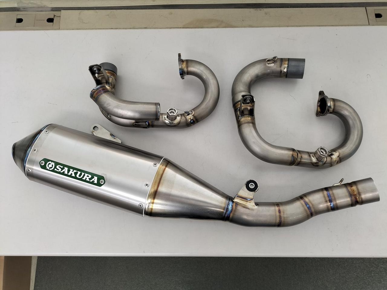 新型YZ250F/YZ450F用のサクラ工業エキゾーストシステム発売 - Off1.jp