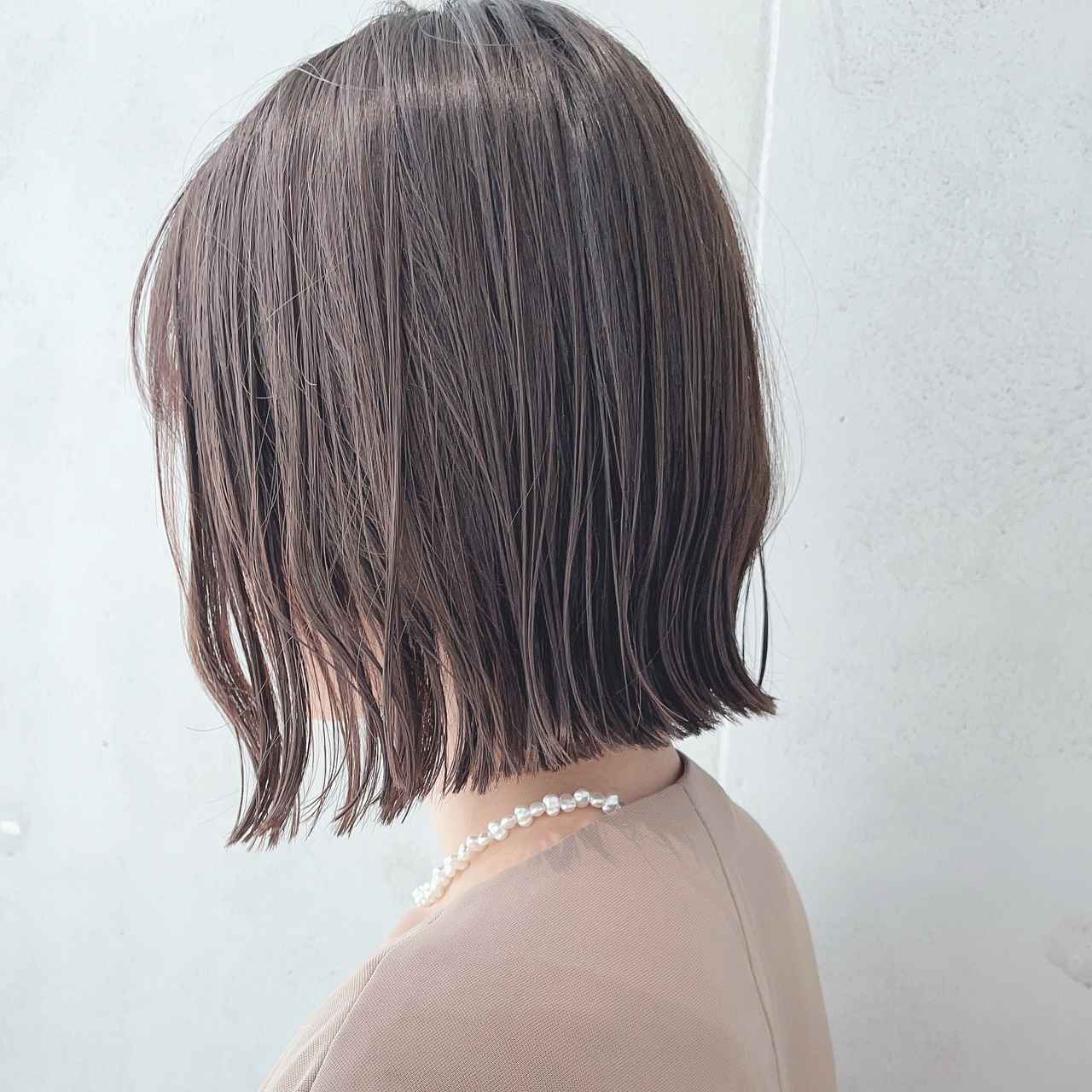 結局この髪型が正義！！ 重たく見えない【切りっぱなしボブ】で