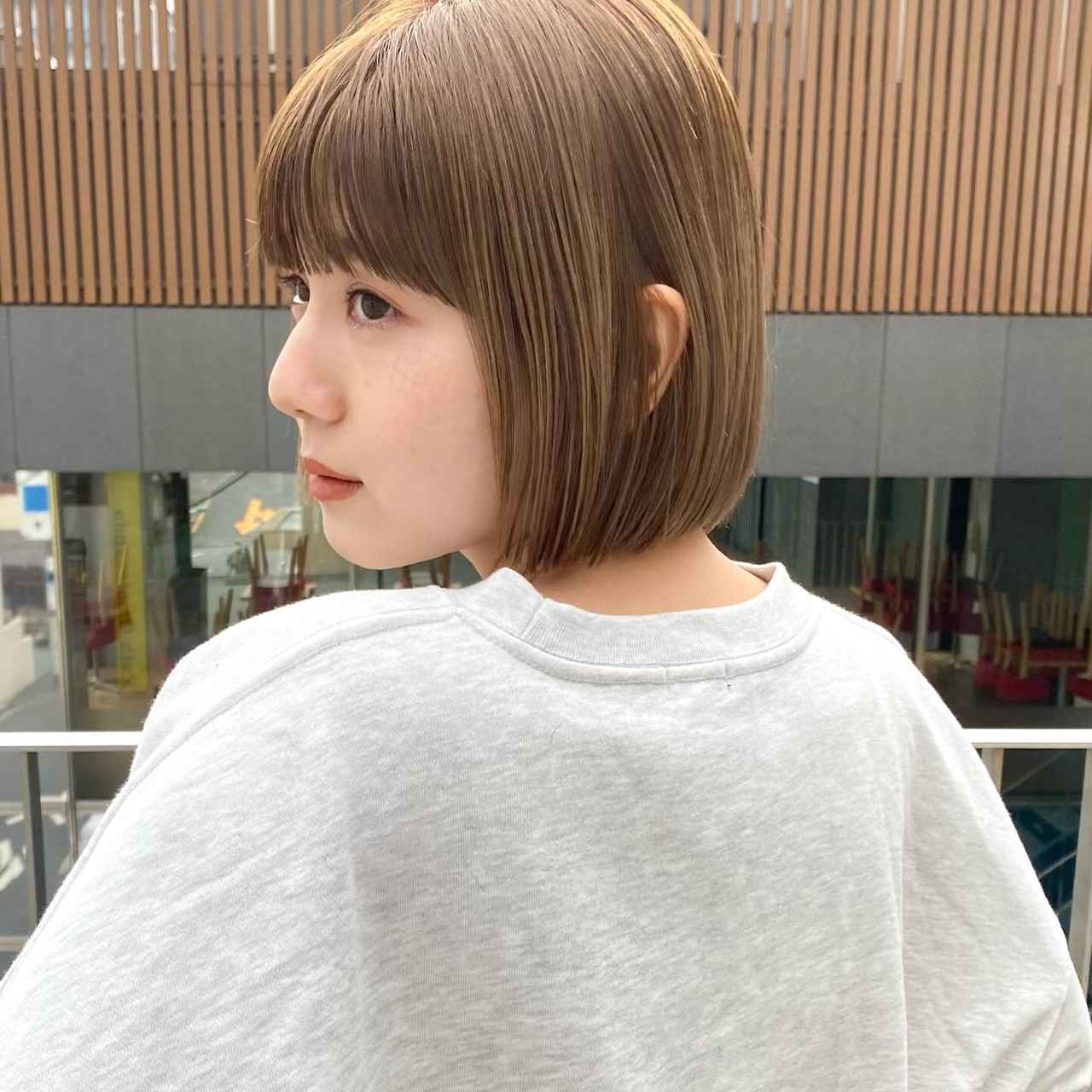 ミニマムヘアで“小顔”狙えそう！【ぴたっとボブ】でイメチェン大成功