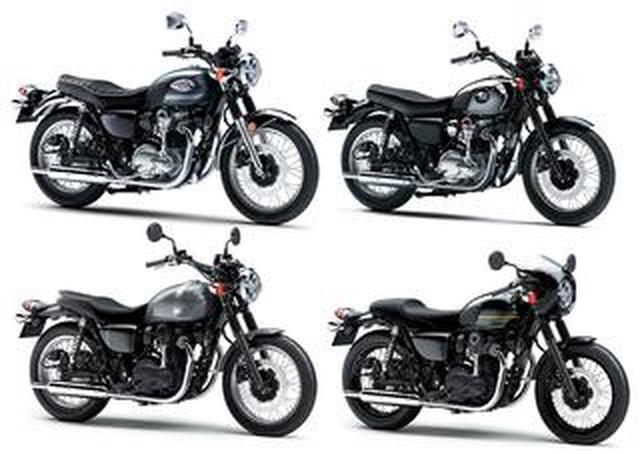 カワサキが「W800」シリーズと「メグロK3」の2023年モデルを発表、W800