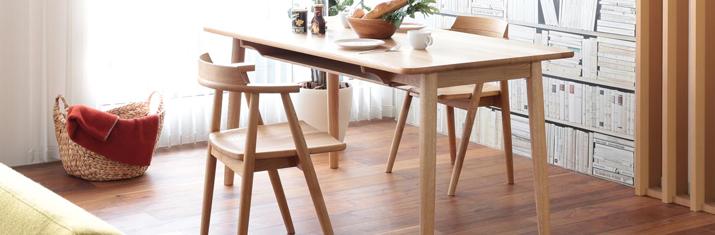 無垢ダイニングチェア | 旭川・飛騨・府中などが作る国産家具 | MUKU工房