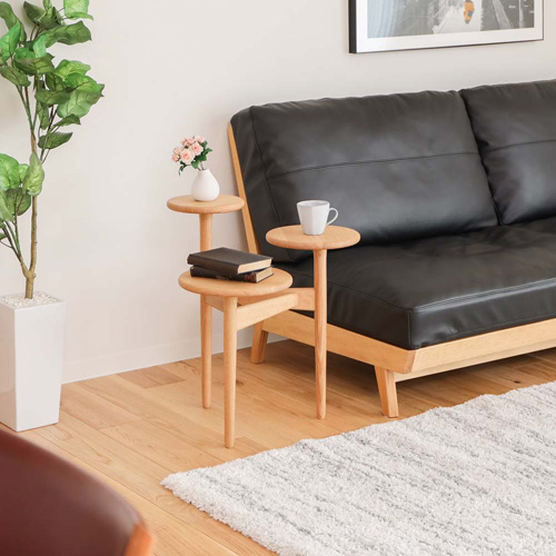 飛騨家具 nissin 日進木工 Accent アクセント サイドテーブル 国産家具