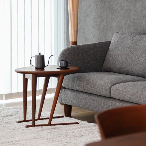 飛騨家具 nissin 日進木工 Sof ソフ サイドテーブル 国産家具 無垢