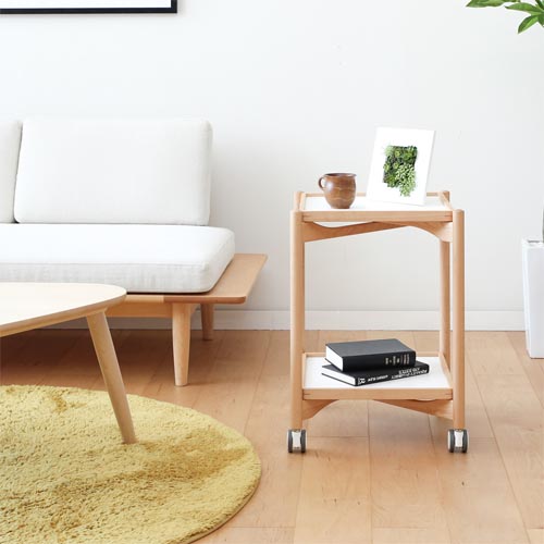 旭川家具 cosine コサイン トレーテーブル 国産家具 無垢 サイド