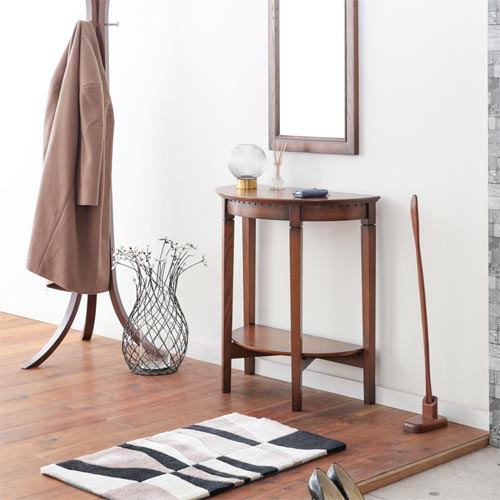 旭川家具 KATOH MOKKOU 加藤木工 Brooks ブルックス コンソール 半円