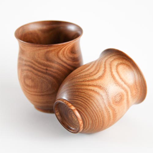 旭川クラフト 高橋工芸 Enju エンジュ 湯呑み 国産クラフト 木製