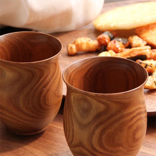 旭川クラフト 高橋工芸 Enju エンジュ 湯呑み 国産クラフト 木製