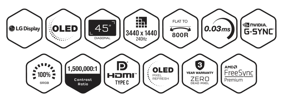 CORSAIR XENEON FLEX 45WQHD240 OLED 45-INCH GAMING MONITOR Manual