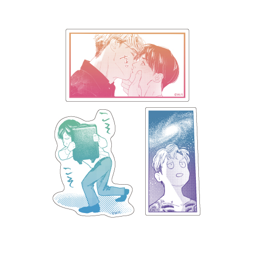 ステッカー3枚セット／吾瀬わぎもこ〈gateau展2026〉 | マンガ展