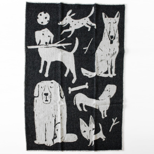 ブランケット KOIRAPUISTO BLACK-WHITE／LAPUAN KANKURIT（ラプアン