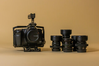 Rent a Blackmagic Pocket Cinema Camera 6K Pro + Vintage Lens Set