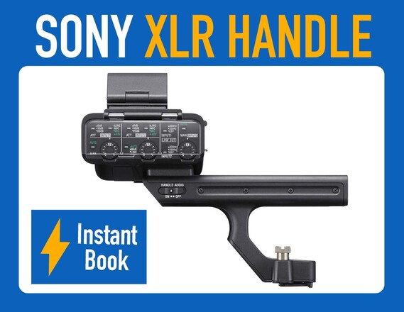 Rent a Sony XLR-H1 XLR Top Handle Unit for FX3 FX2 FX30 Camera
