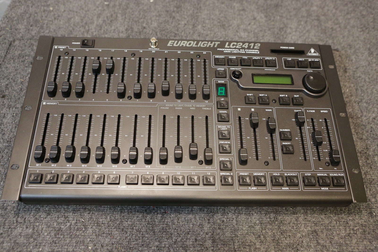 Rent a Lighting Board Behringer DMX Controller Eurolight LC2412