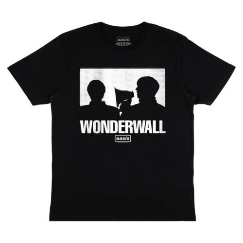 Oasis - Wonderwall Silhouette T-shirt. Oasis.
