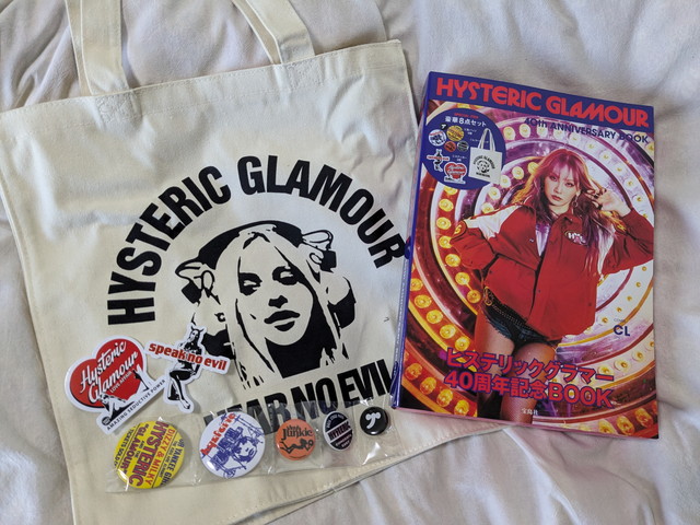超絶レア】HYSTERIC GLAMOUR40周年記念ムック！豪華8点セットを開封