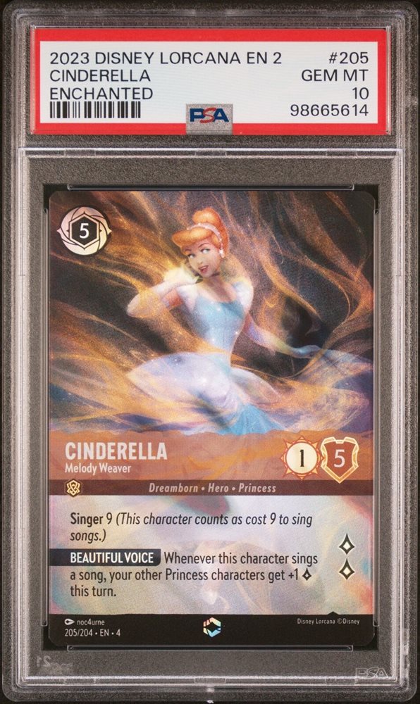 ふ*お様 【PSA10】シンデレラ エンチャンテッド Cinderella ロル