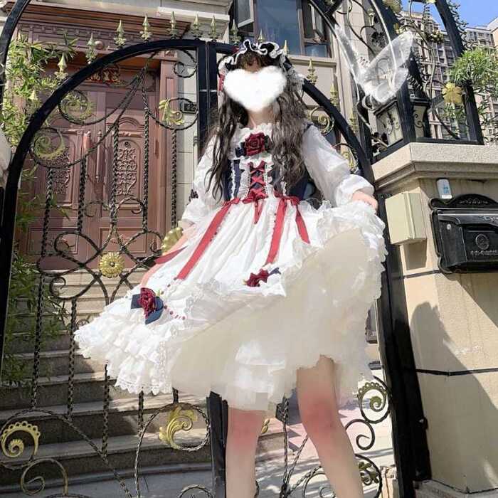 ロリータファッション 【クラシカルロリータ】ローズガールメルヘン