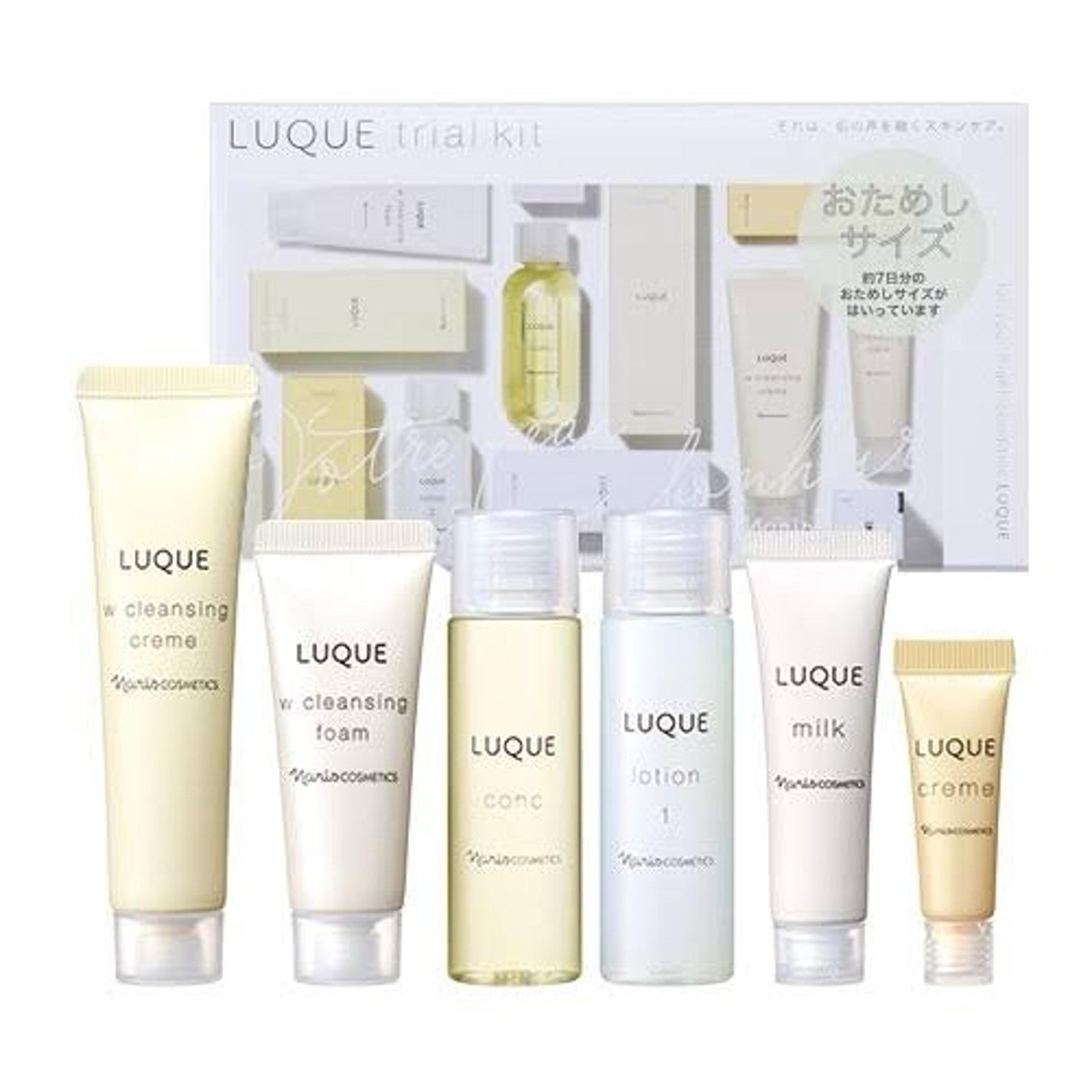 ルクエ スキンケア1週間お試しセット ・wクレンジングフォーム