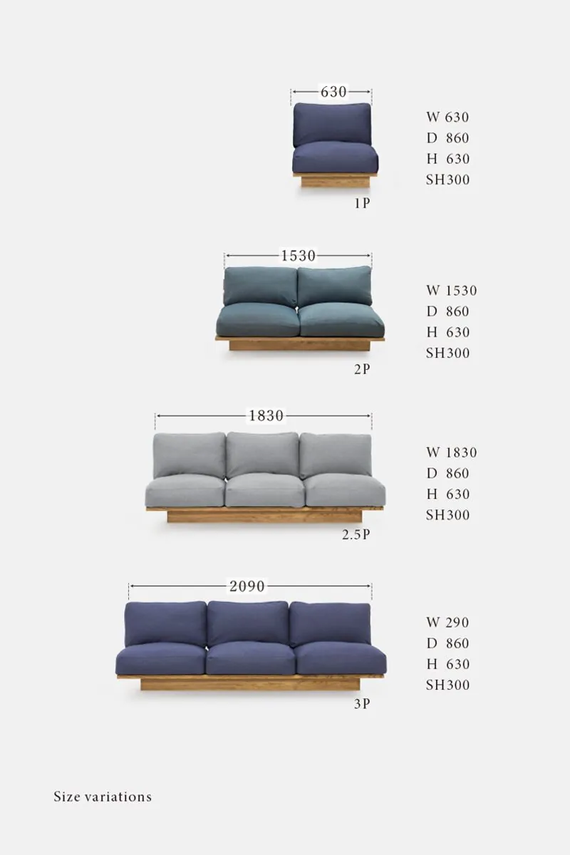 MOMO NATURAL | モモ ナチュラル - オフィシャルサイト CLOUD LOW SOFA 1P