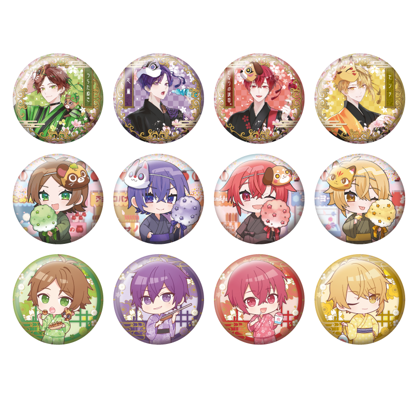 浦島坂田船 となりの坂田 令和浪漫 缶バッジ 春ツ 浦島坂田船