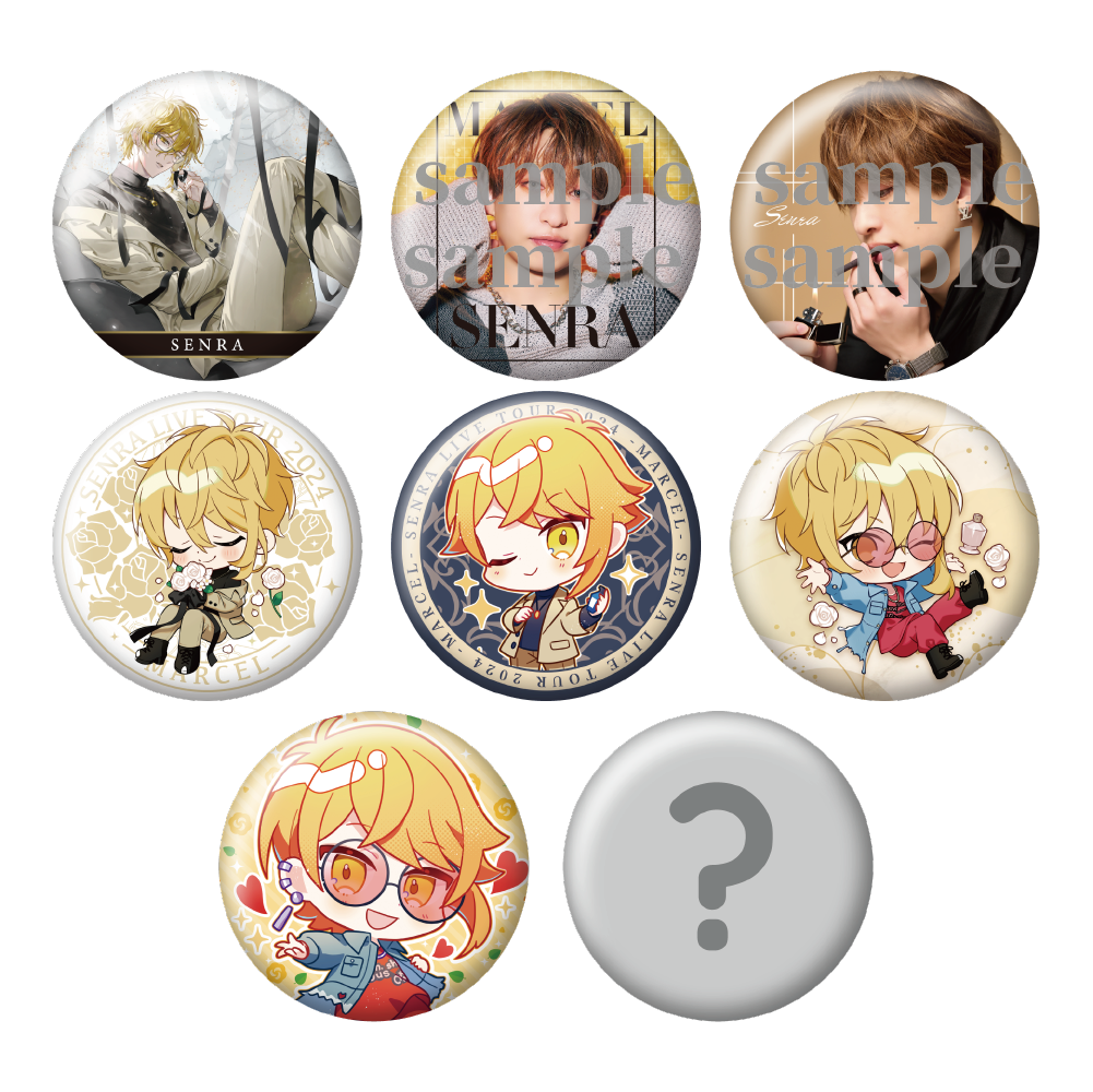 み*な様 センラ GOSƧIP 実写 缶バッジ カバー付き