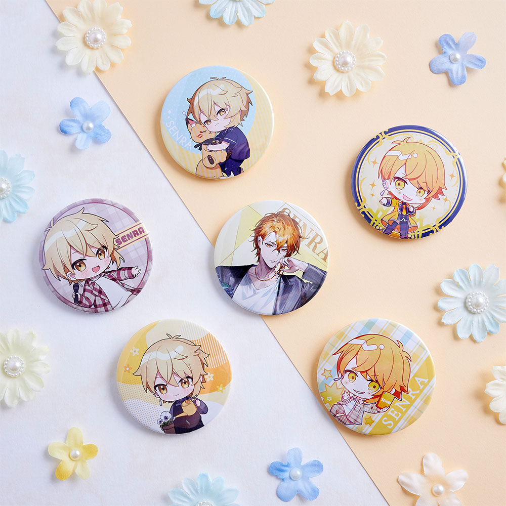 み*な様 センラ GOSƧIP 実写 缶バッジ カバー付き