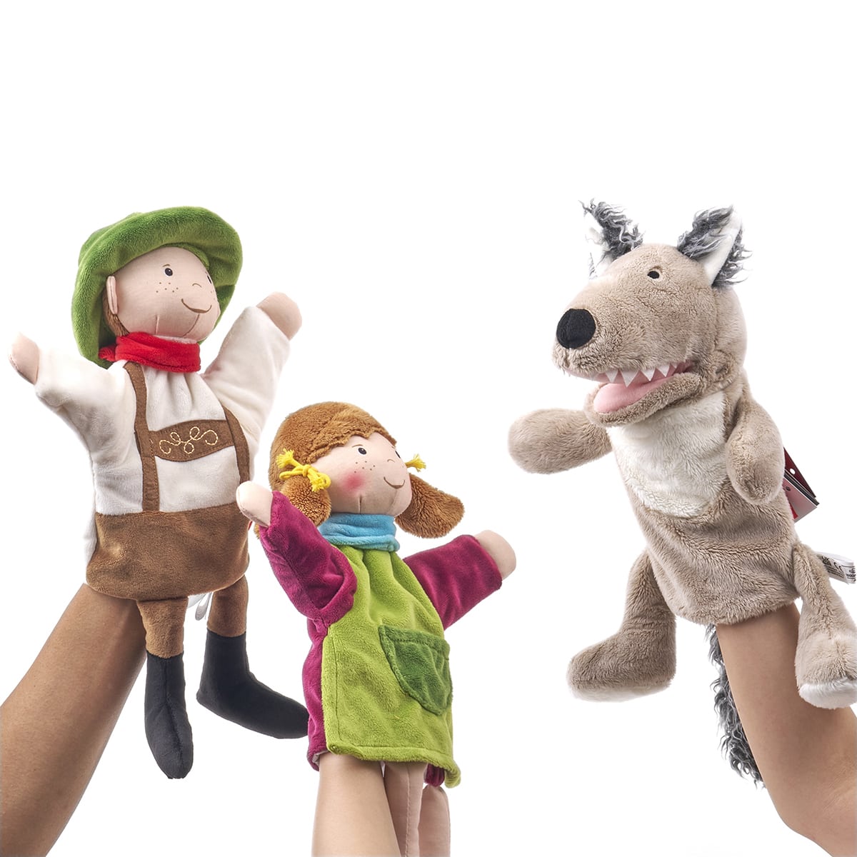 ハンドパペット オオカミ: バリエーション表示 ボーネルンド